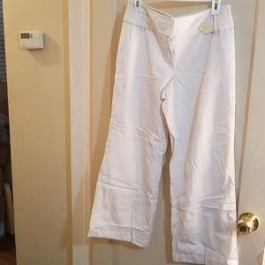 Ann Taylor loft Ann white sailer pant trousers